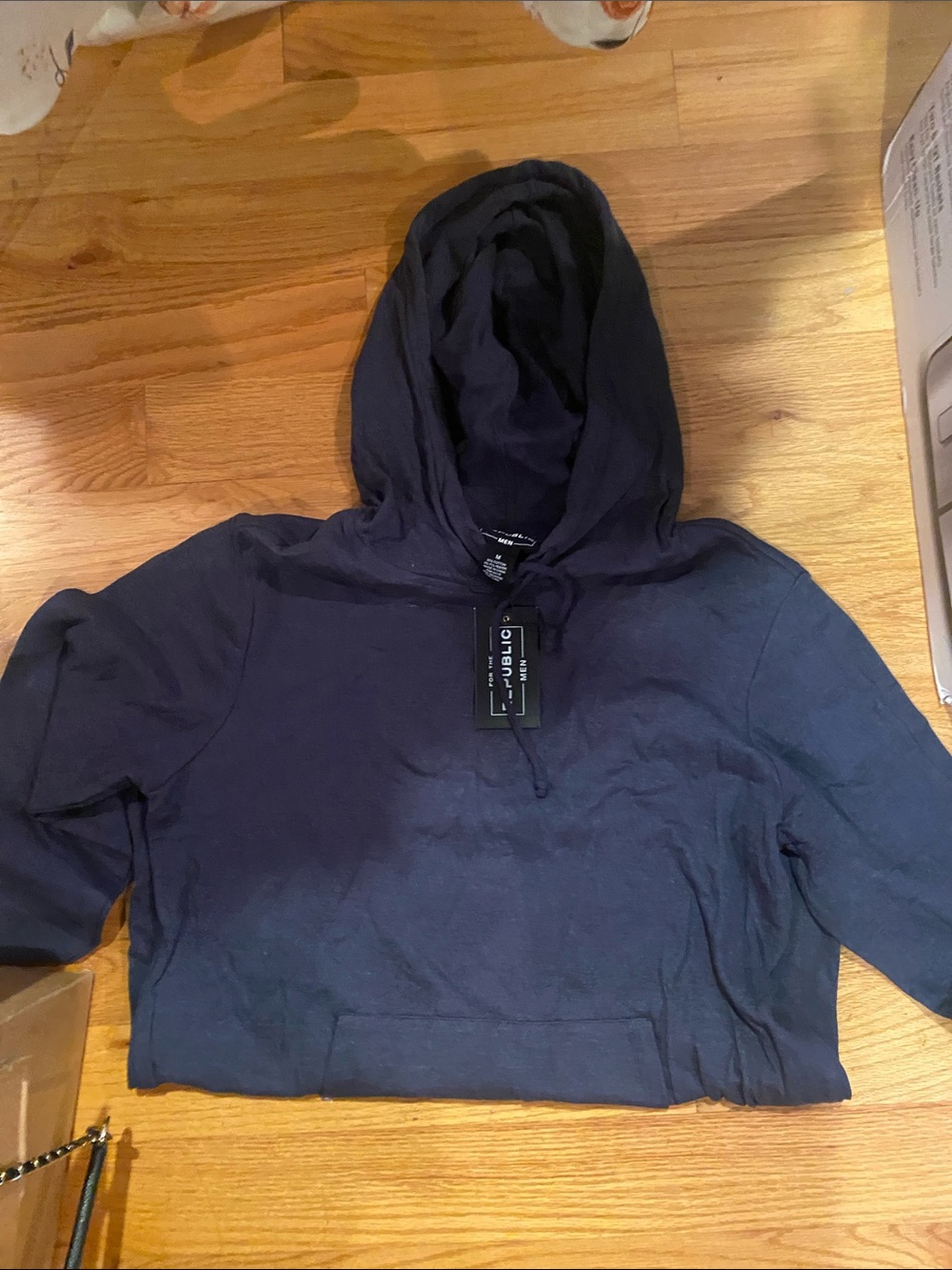 For The Republic Navy Men's hoodie with Branded tag. No offers!!!